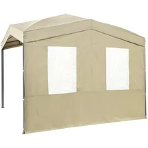 Tepro Seitenteilset für Pavillon Marabo 2 Stück 0,0 x 0,0 m Taupe