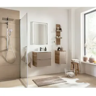 Camargue Marea Badmöbel-Set  (Gesamtbreite Badmöbel: 60 cm, DIN Anschlag: Rechts, Goldbronze)