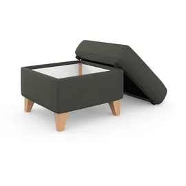 sit&more Visby Struktur fein anthrazit/buche natur