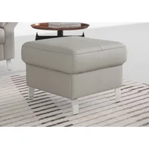 sit&more Hocker Arngast Luxus-Microfaser 58 x 48 x 58 cm Grau