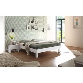 Hasena Rapallo 160 x 200 cm Fußhöhe 25 cm buche weiß