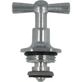 tecuro Ventil - Oberteil 3/4 Zoll - DN 20 für Auslaufventile, verchromt