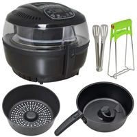 Fritteuse, Heißluft-Multifritteuse, Heißluftfritteuse, ohne Fett - Ofen Multicooker, Mini Backofen, Aerogril