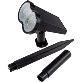 ChiliTec 23859 Gartenstrahler Solar mit Erdspieß, 80lm Dämmerungssensor, IP65