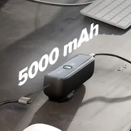 SBS Powerbank Hybrid 5000 mAh PD 20W mit integrierter Buchse