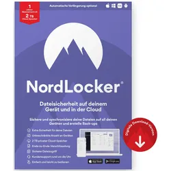 NordVPN NordLocker - Abonnement-Lizenz (1 Jahr) - 2 TB Speicherplatz