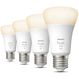 Philips Hue White E27 Viererpack 800lm - E27-Glühbirnen – 4er-Pack