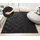 OTTO home Teppich OTTO HOME "Belion, Hoch-Tief-Struktur, Karo-Muster", schwarz, B:200cm H:19mm L:300cm, Kunstfaser, Teppiche, Teppich, leichter Glanz, Schachbrettmuster, Modern, Wohnzimmer, Schlafzimmer