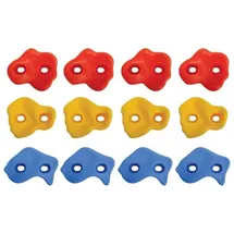 Donic Schildkröt Schildkröt 970720 - Klettergriff Set, 12 Stück, Nutzerbelastung max. 50 kg