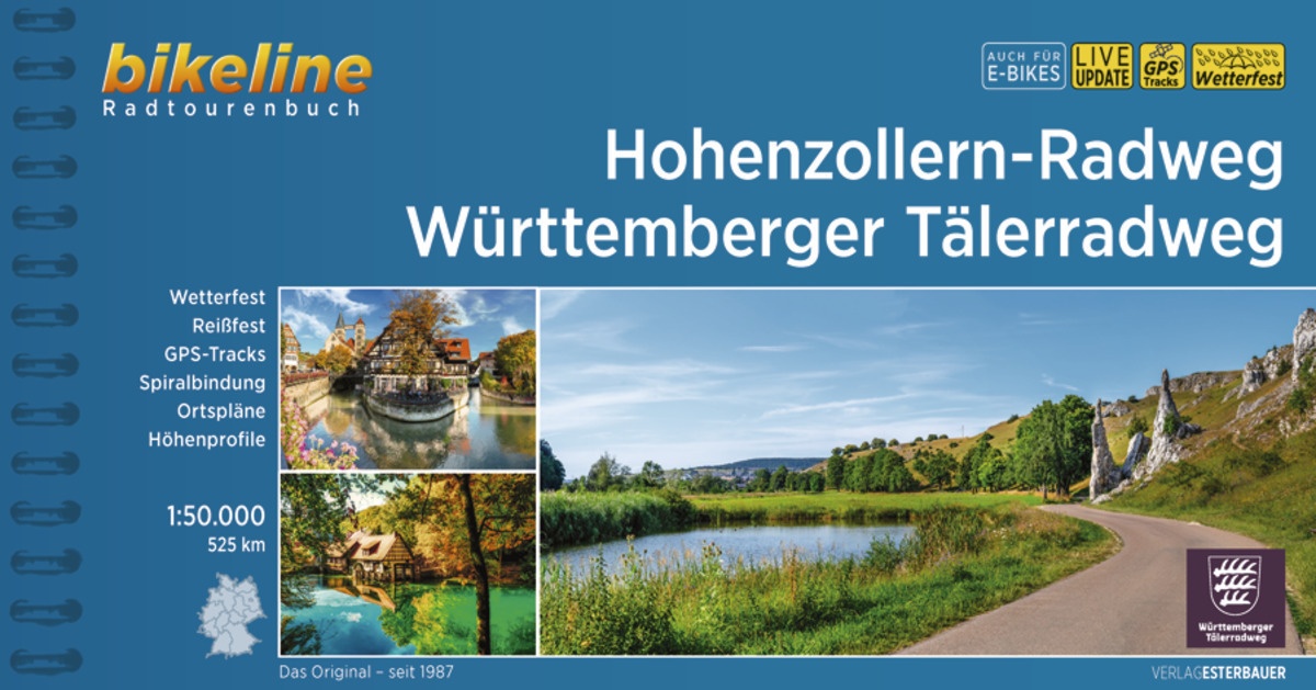 Hohenzollern-Radweg - Württemberger Tälerradweg  Kartoniert (TB)