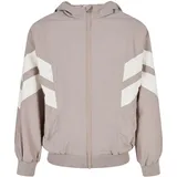 URBAN CLASSICS Crinkle Bat Wing Jacke Duskrose/Whitesand 158/164