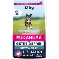 Eukanuba Hundefutter getreidefrei mit Ente - Trockenfutter für ausgewachsene Hunde Aller Rassen, 12 kg