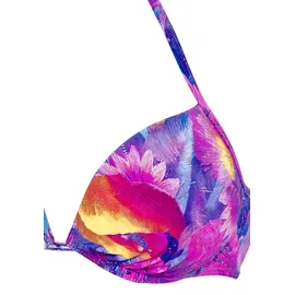 VENICE BEACH Bikini-Top Damen Lila/Mehrfarbig 34 Cup A