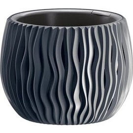 Prosperplast - Blumentopf bowl Anthrazit, 14,4 cm