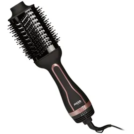 Jocca – 4-in-1-Haartrocknerbürste | Trockner, Lockenwickler, Glätteisen und Volumengeber | Ovales Design mit 3 Heizstufen | Keramikbeschichtung | 1200-1300W | 360°-Kabel