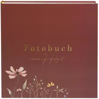 Goldbuch Fotobuch u.Hochzeit Blütenliebe bordeaux 4009835080436 Goldbuch