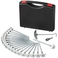 PRO PLUS ProPlus 365014 Satz Zeltheringe 20cm, Metall, schraubbar,