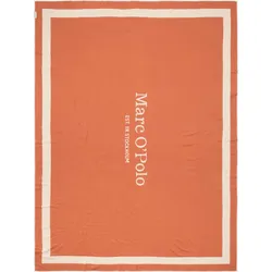 Statement Decke 150 x 200 cm orangefarben