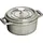 Staub Cocotte 22 cm rund graphitgrau