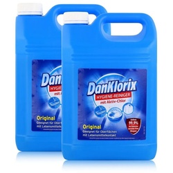 DanKlorix DanKlorix Hygiene-Reiniger Original mit Aktiv-Chlor 5L (2er Pack) Allzweckreiniger