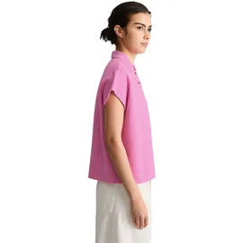 Marc O'Polo Marc OߴPolo DENIM aus Organic Cotton", Damen, Kurzarm-Poloshirt Baumwolle, Wide Fit, Rosa pale bubblegum, L - L
