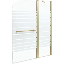 Badewannenaufsatz TUAPI 140 x 120 cm Gold