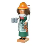 KWO Nussknacker Wirtin mit Brezel Holz 10 x 27 x 13 cm
