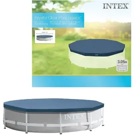 Intex Poolabdeckung blau Ø 305 cm