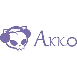 Akko MOD 007B PC Blue on White Kabellose Mechanische Tastatur, QWERTY US, V3 Piano Switch