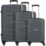 cocoono Leon Koffer-Set 3-tlg. grau