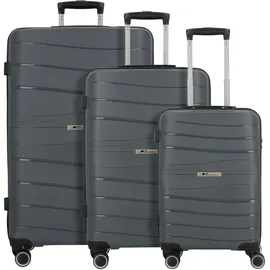 cocoono Leon Koffer-Set 3-tlg. grau