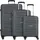 cocoono Leon Koffer-Set 3-tlg. grau