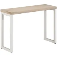 VidaXL Konsolentisch Braun 110x35x76 cm Massivholz Mango und Eisen