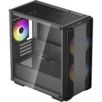 DeepCool CC360 ARGB, schwarz, Glasfenster (R-CC360-BKAPM3-G-1)