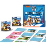 Ravensburger Paw Patrol Mini Memory Game - Matching Picture Snap Pairs Game for Kids Age 3 Years and Up