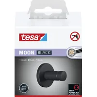 Tesa Handtuchhaken MOON schwarz matt, 1 St.