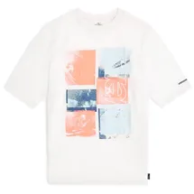 O'Neill Kinder Shirt Hybrid T-shirt Größe 116 in Weiß Snow White