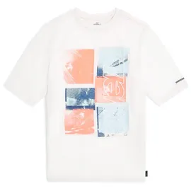 O'Neill Kinder Shirt Hybrid T-shirt Größe 116 in Weiß Snow White