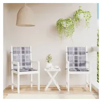 VidaXL Gartenstuhlauflagen für Niedriglehner 2 Stk. 100x50x3 cm