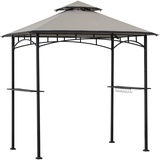 XXXLutz Sunjoy Grill Pavillon, Metall, 244x258x152 cm, wetterbeständig, Sonnen- - 244cm x 152cm,