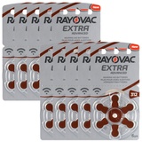 kQ 60x RAYOVAC EXTRA Advanced Hörgerätebatterie Zink-Luft Typ 312 1.45V Blister