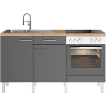 OPTIFIT Küchenzeile Lilly 160 cm schwarz