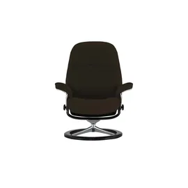 Stressless Relaxsessel Leder 79 x 103 x 73 cm Braun mit Hocker