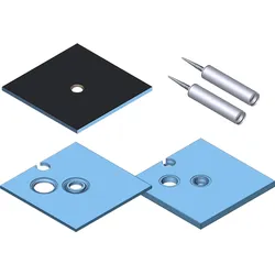 Duschelement mit Unterbau Ablauf mittig „Point“ 150 × 150 cm