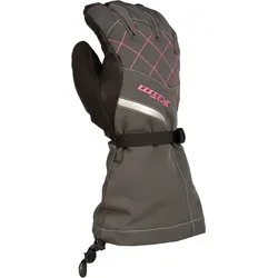 Klim Allure Black Damen Handschuhe, schwarz-grau-pink, Größe L