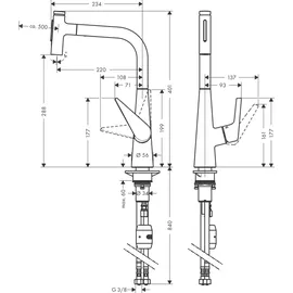 Hansgrohe Talis Select M51 Einhebelmischer Chrom