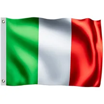 monzana MONZANA® Italien Flagge 150x90cm Italienische Nationalflagge Metallösen strapazierfähig Fahne 100% Polyester Garten Outdoor Indoor Länder doppelt umsäumte Kanten Pflegeleicht