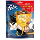 Purina Felix Party Mix Original Mix 200g Katzenleckerli 5 Einheiten - Multicolor - One Size