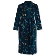 Pip Studio Bademantel Les Fleurs dunkelblau XL