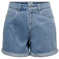 Only Jeansshorts ONLVega (1-tlg) Plain/ohne Details blau S